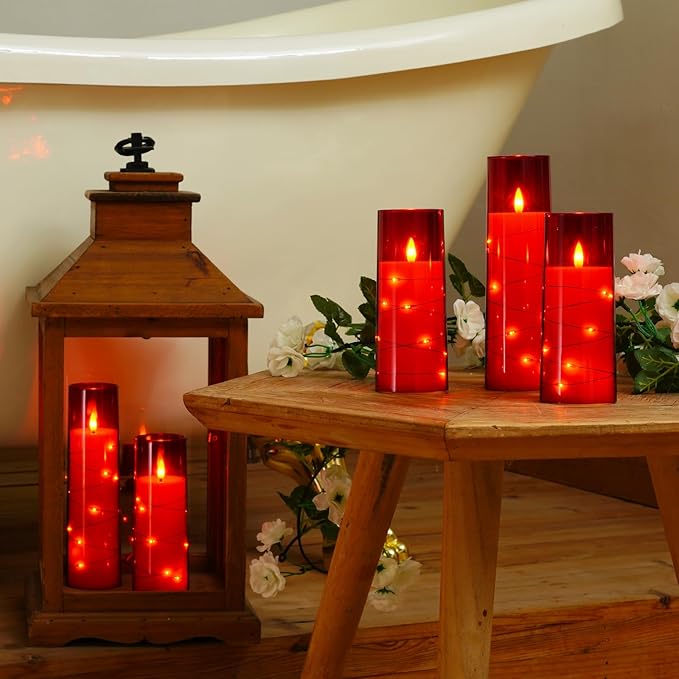 Raycare Flameless Candle with Remote Timer – 5 Flickering Acrylic Battery - Image 9