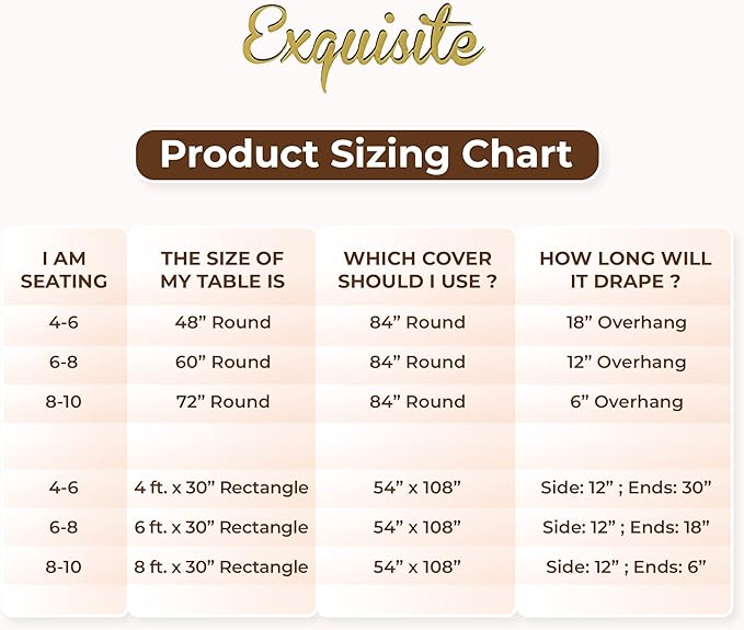 Exquisite 12-Pack Premium Plastic Tablecloth 54 Inch. x 108 Inch. Rectangle - Image 7