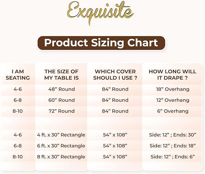 Exquisite 12-Pack Premium Plastic Tablecloth 54in. x 108in. Rectangle Table - Image 7