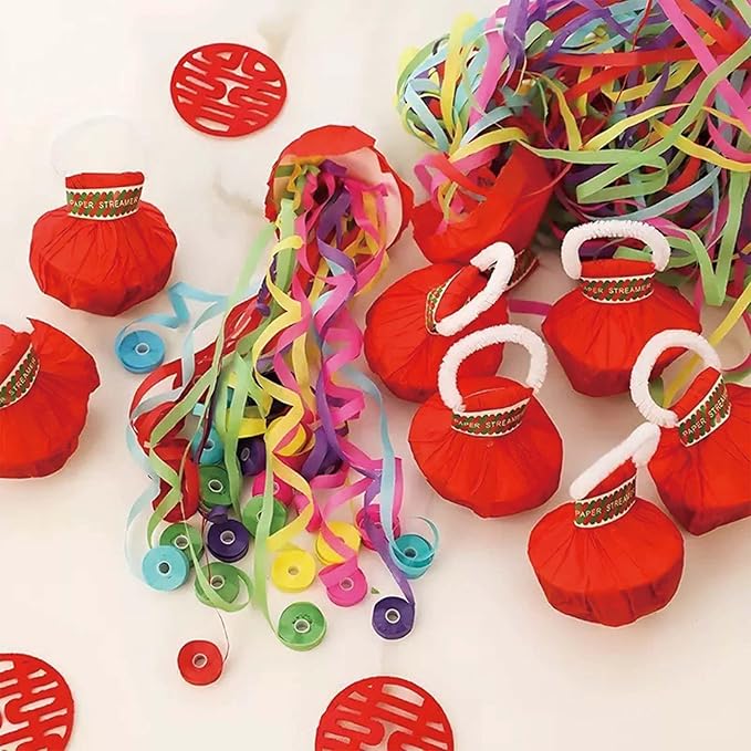 Mess-Free Streamer Poppers for Weddings & Birthdays! Reusable Confetti - Image 5
