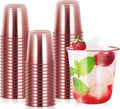 50 Pcs 12oz Crystal Pink Party Cups Disposable Plastic Cocktail Cups Plastic by RMERVE