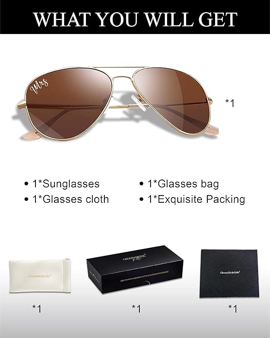 Bride and Groom Polarized Sunglasses - Image 5