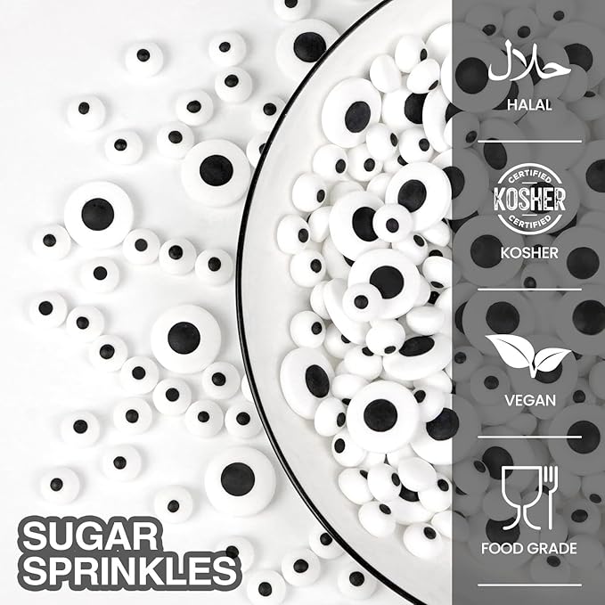 Edible Candy Eyeball Sprinkles, Googly Eyes Sprinkles - Image 2