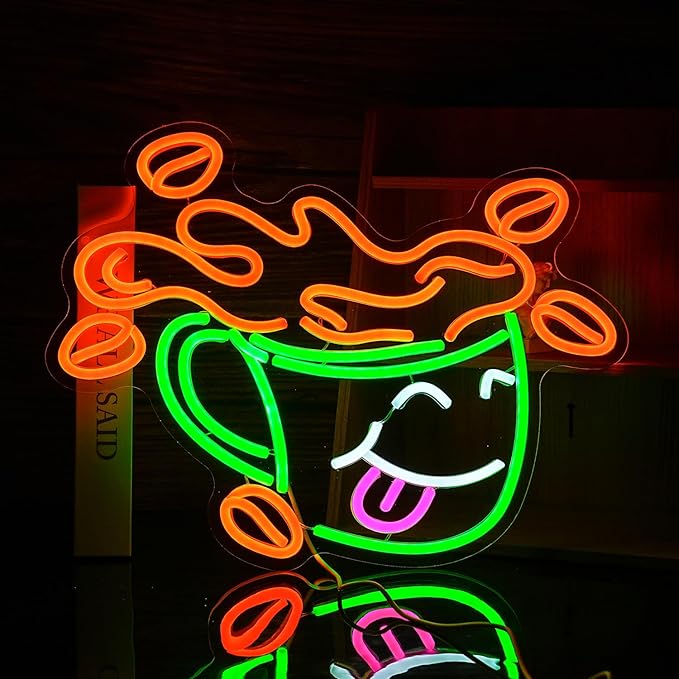 Coffee Neon Sign LED Cafe Light up Sign - Image 5