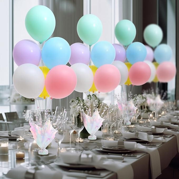 4 Set Pastel Balloon Centerpieces - Image 7