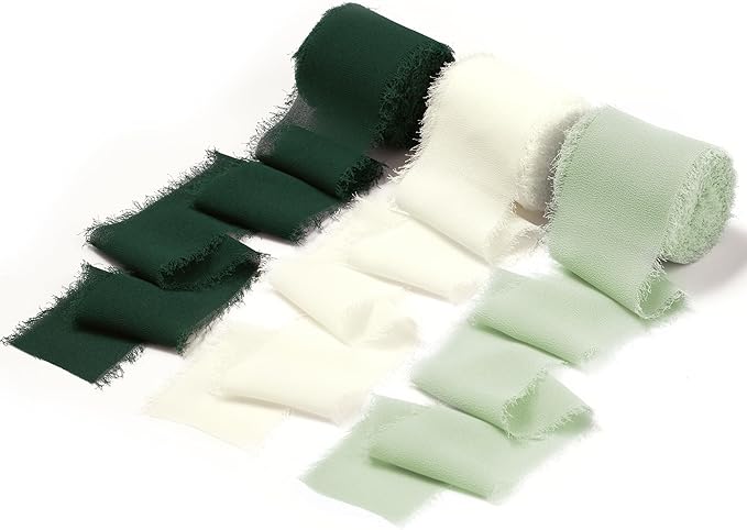 DORIS HOME 2" x21Yd Chiffon Ribbon by DorisHome
