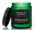M&SENSE Fir & Orange Scented Natural Soy Wax Non Toxic Candle by MSENSE