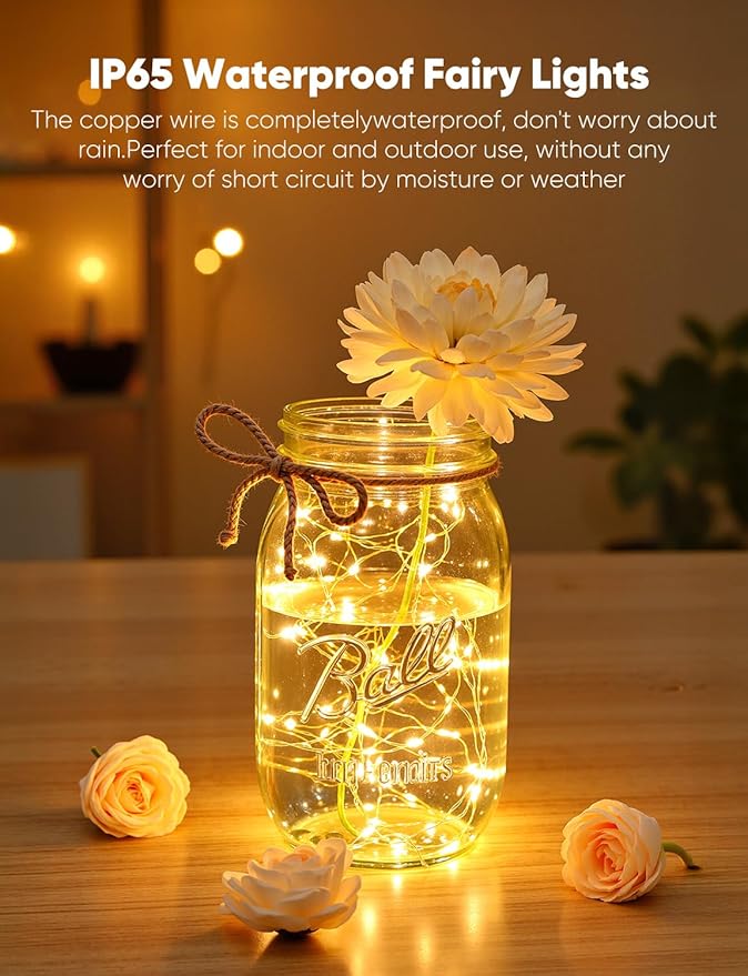 Brightown 30 Pack LED Fairy Lights Battery Operated String Lights, 7ft 20LED - Image 5