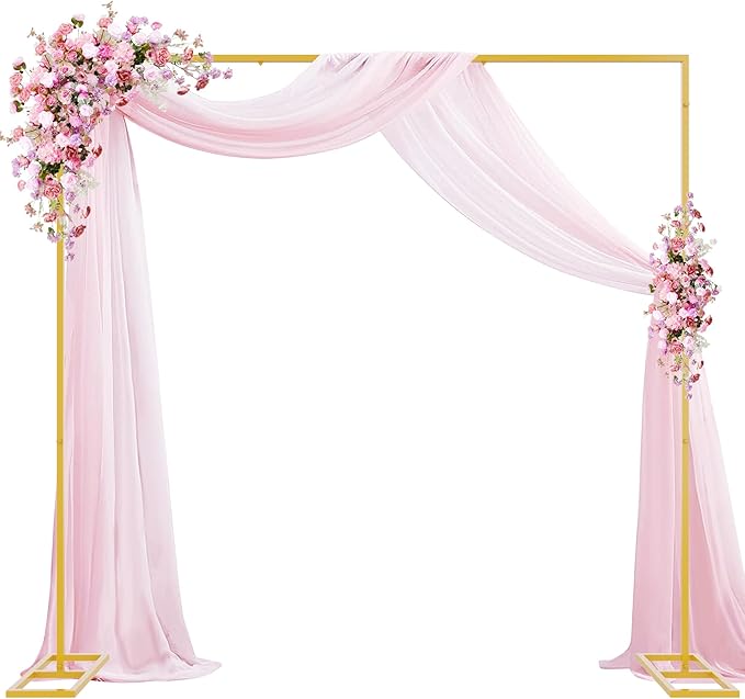 Wokceer 8x8FT Backdrop Stand Heavy Duty Pipe and Drape Kit by Wokceer