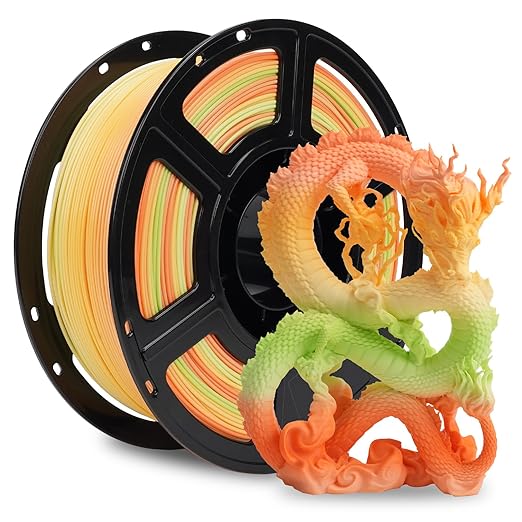 FLASHFORGE Rapid PLA Filament 1.75mm Rainbow Corals, 500mm/s High Speed Printing by FLASHFORGE