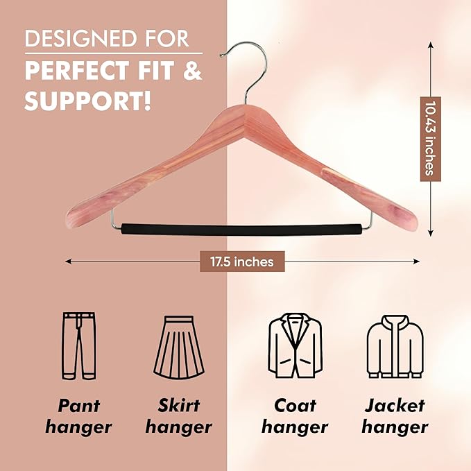DEILSY™ Cedar Hangers for Closet - Image 5