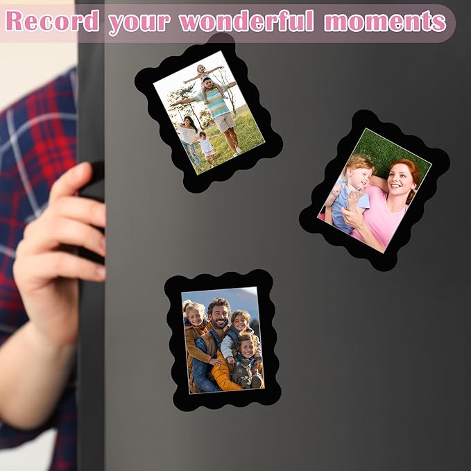 Kingdder 12 Pcs Scalloped Magnetic Picture Frame - Image 3