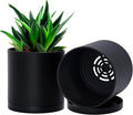 D'vine Dev 2 Pack 5 Inch Modern Plastic Plant Pots, Small Garden Planters by DvineDevPlanterPotsandStand