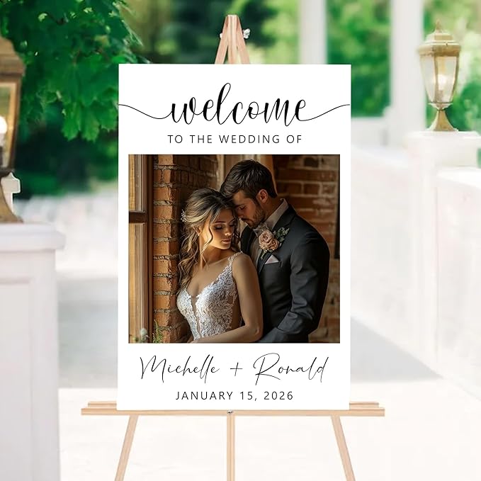 Editable Wedding Welcome Sign - Image 5