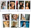 6Pack Magnetic Refrigerator Picture Frames fit 2PCS Mini 2x3 Pictures Collage by LIANHELILAI