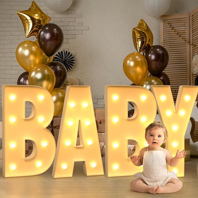 Marquee Letters 3 Feet Tall Large Light Up Letters D Happy Birthday Decorations - Image 6