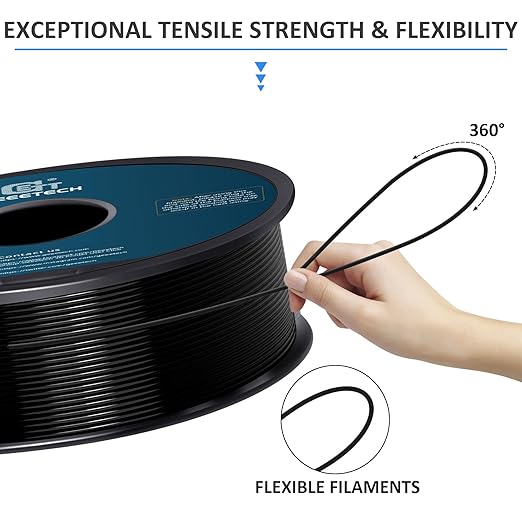 Geeetech TPU Filament 1.75mm, Shore 95A – Flexible 3D Printer Filament - Image 4