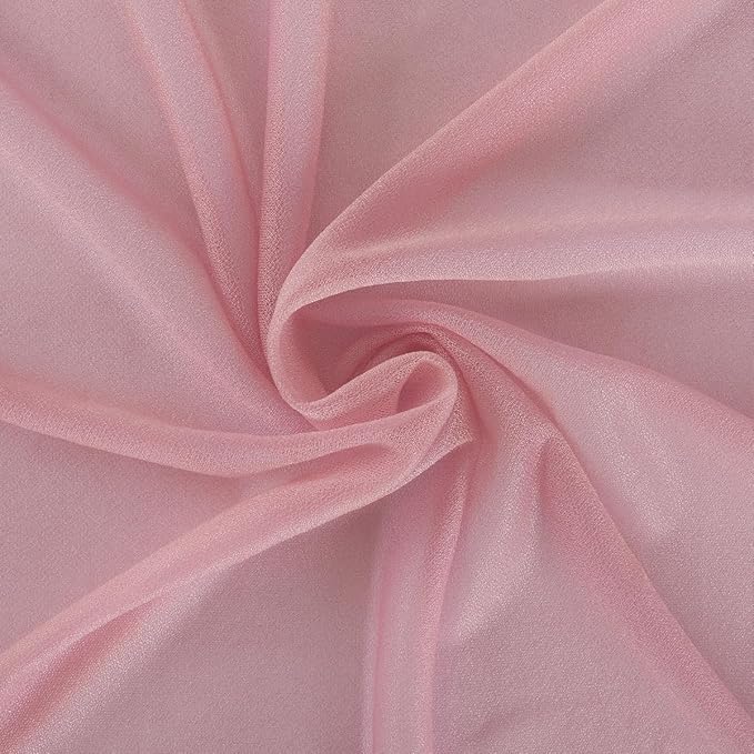 Dusty Rose Wedding Arch Draping Fabric 29" x 20 FT Wedding Drapes - Image 6