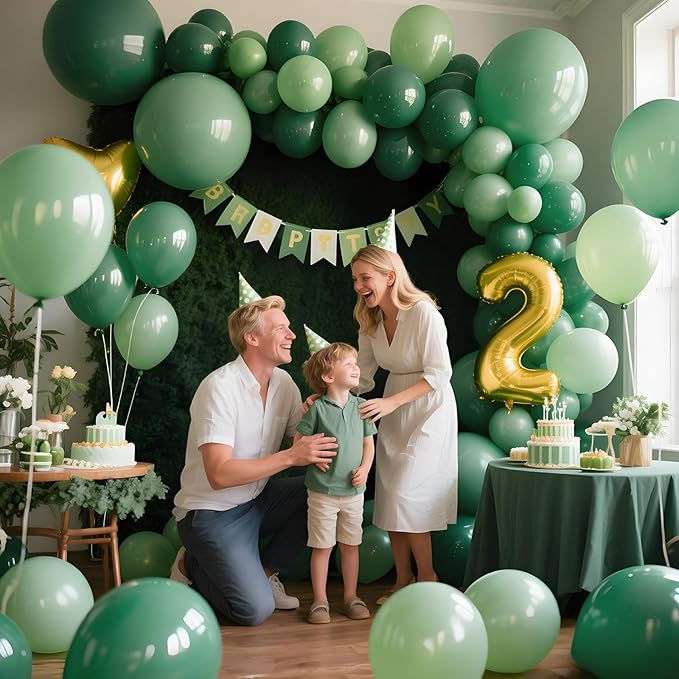 KAWKALSH Sage Green Balloon 12 Inch - Image 5