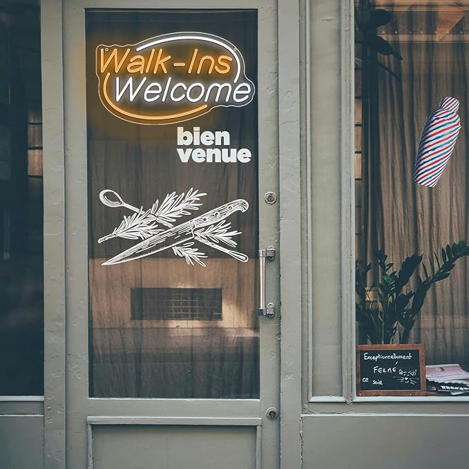 Walk-Ins Welcome Neon Sign, Neon Sign - Image 4