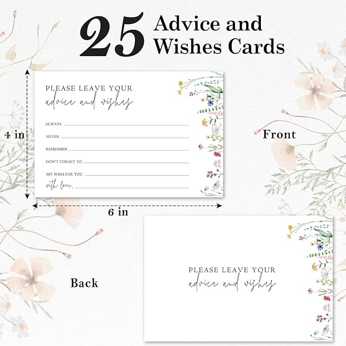 Wildflower Advice And Wishes Cards - Image 2