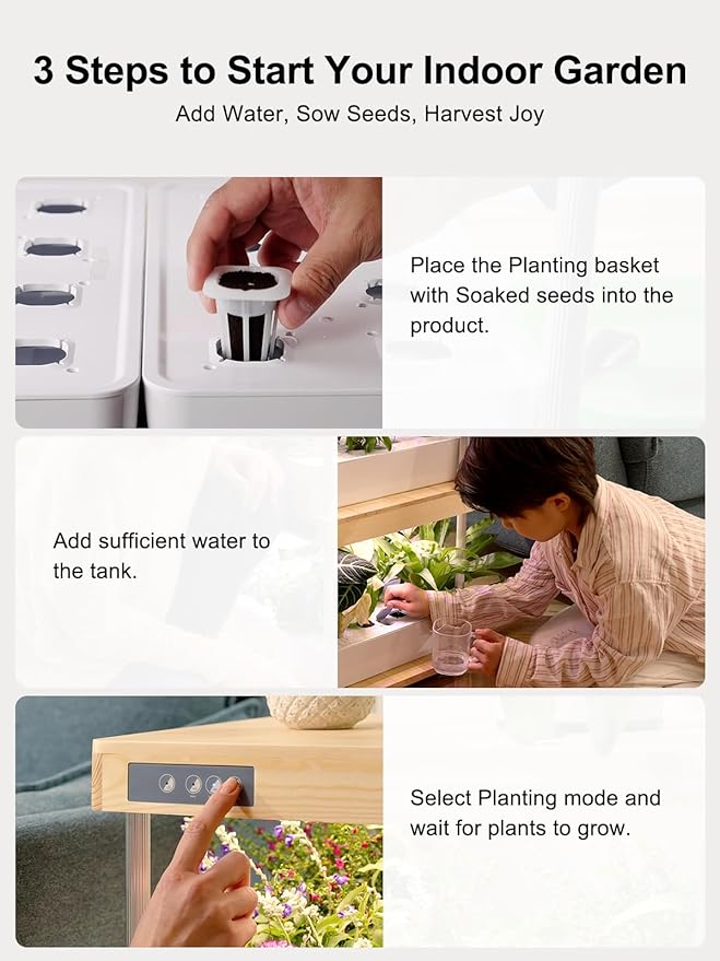 GROWNEER HydroEasy1.0 Hydroponics Growing System Kit, Beginner-Friendly Indoor - Image 2