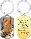 Funnylife Personalized Dog Memorial Photo Keychain Stainless Steel Custom Pet by Funnylife