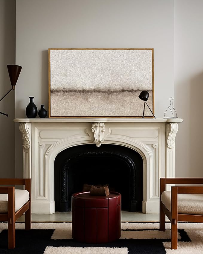 ARPEOTCY Large Framed Canvas Wall Art, 24x36 Inch, Modern Minimalist Abstract - Image 5