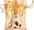QIANHAILIZZ 100 Pack 2.8 x 3.5 Inch Flower Heart Organza Jewelry Gift Pouch by QIANHAILIZZ