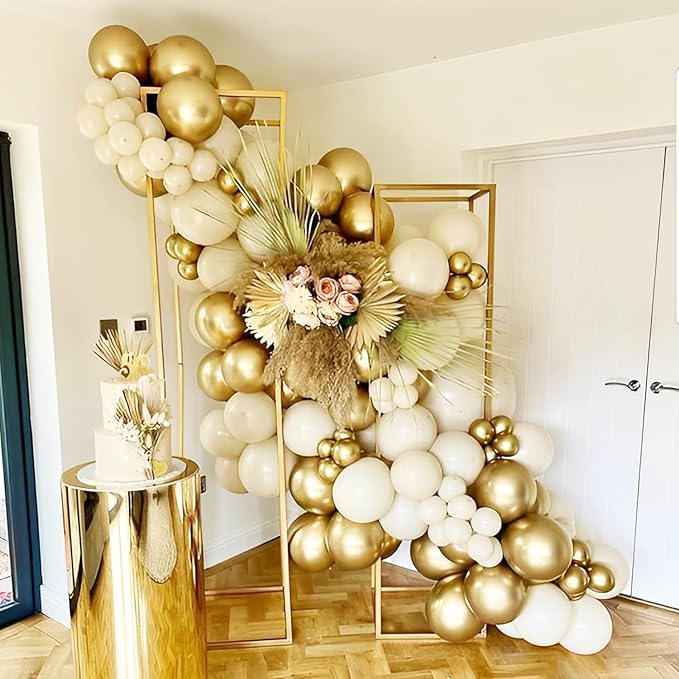 90pack Metallic Gold Balloons Different Size 18/12/10/5 Inch Chrome Gold - Image 4
