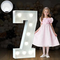 Marquee Numbers 3 Feet Tall Big Light Up Numbers 7th 17th 70th Happy Birthday by Letsmakeitimpressive