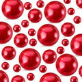520Pcs Red Glossy Beads for Centerpiece Decor, Artifical Pearls Vase Filler by EGKamhFloatingBeadsPearls