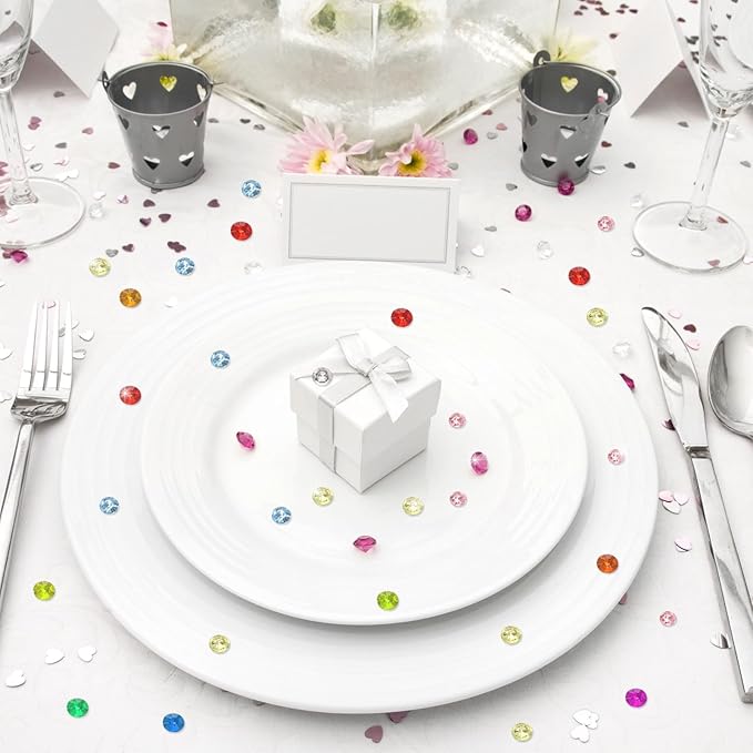 uxcell 10000Pcs Wedding Table Scatter Confetti Fake Crystals Acrylic Diamonds - Image 6