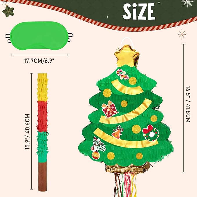 WERNNSAI Christmas Tree Pinata - Image 3