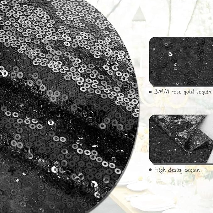 Eternal Beauty Black Table Runner - Image 6