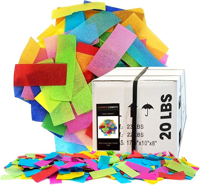 Ultimate Confetti, Concerts and Weddings - 20 lb by UltimateConfetti