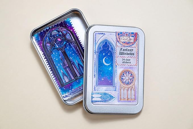34 Pcs Fantasy Windows Sticker Set - Image 2