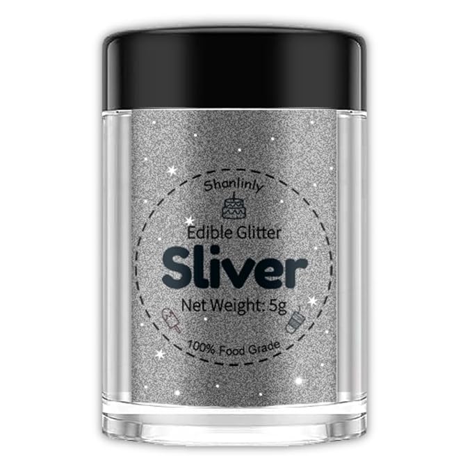 Shanlinly Silver Edible Glitter by Unknown