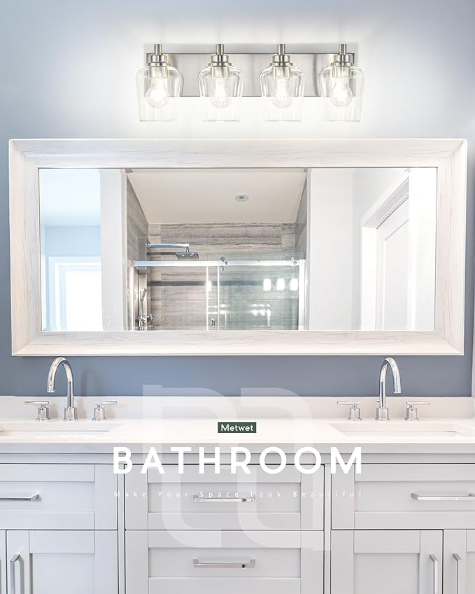 Bathroom Light Fixtures, 4-Light Modern Vanity Light - Image 2