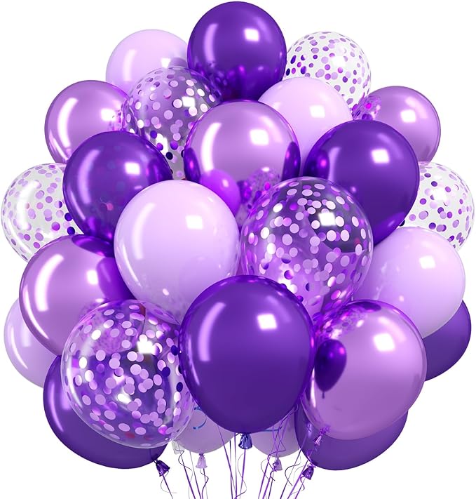 Purple Balloons by FunHot