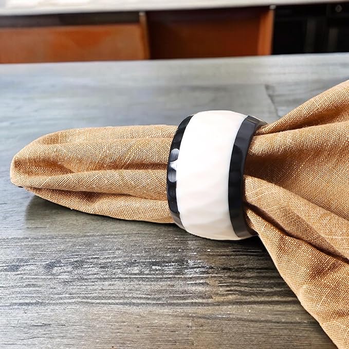 Epoxy Resin Napkin Rings Set of 12 - Image 9