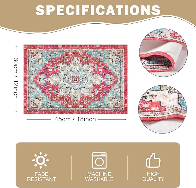 Snycler Table Runner Boho Table Runners Vintage Elegant Farmhouse Table Center - Image 5