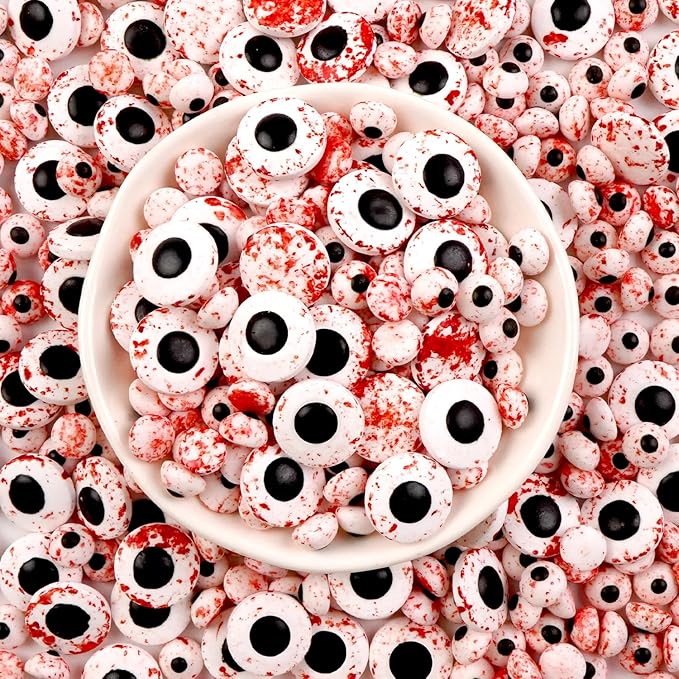 Halloween Edible Bloody Red Eyeballs Eye Ball, Candy Eyeballs Mix Sprinkles - Image 3