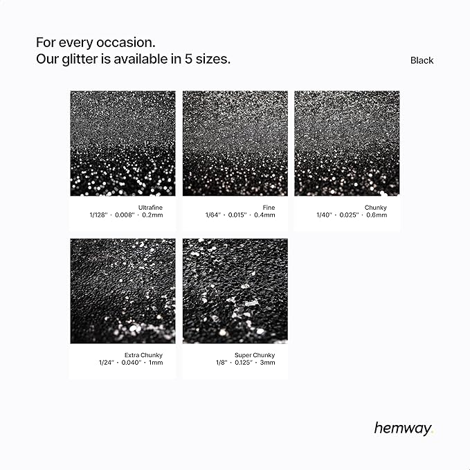 Hemway Eco Friendly Biodegradable Glitter 100g / 3.5oz Bio Cosmetic Safe - Image 3