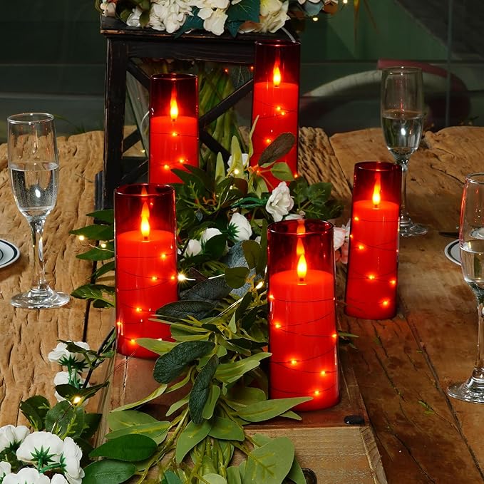 Raycare Flameless Candle with Remote Timer – 5 Flickering Acrylic Battery - Image 5