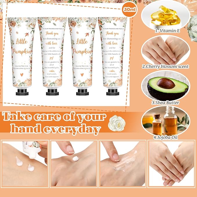 50 Sets 200 Pcs Baby Shower Hand Lotion and Lip Balm Gift Theme Baby Shower - Image 4