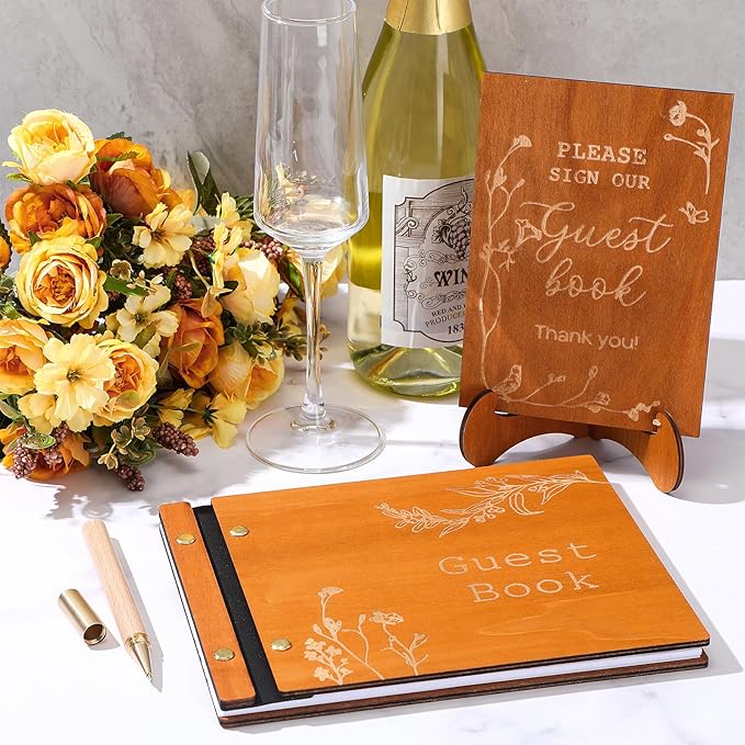 Wedding Guest Book Personalized Photo Guestbook to Sign at Reception Wedding - Image 5