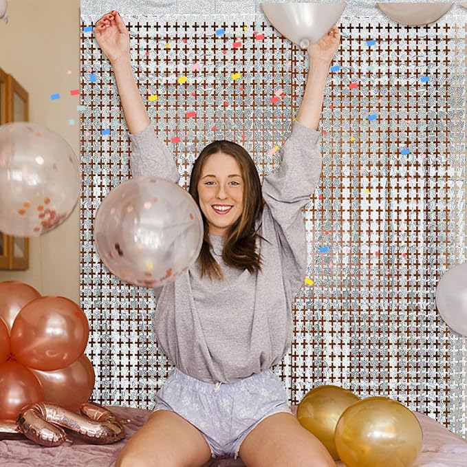 Square Tinsel Curtain Backdrop - Image 6