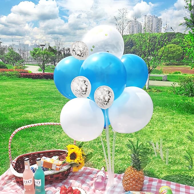 Silver Confetti Balloons - Image 5
