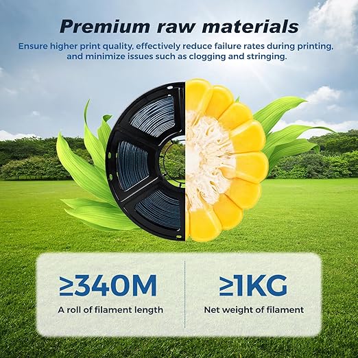 FLASHFORGE Rapid PLA Filament 1.75mm +/- 0.02mm Burnt Titanium, Max 500mm/s - Image 6